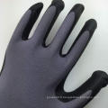 SRSAFETY Nrillle recouvert de lin en nylon tricoté de calibre 13 sur gants de travail doux à la main, gants bon marché